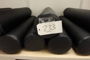 lot 233 image: 3 round bolsters