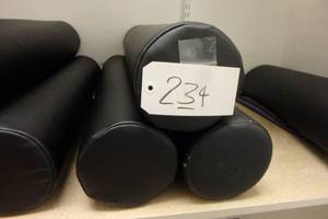 lot 234 image: 3 round bolsters