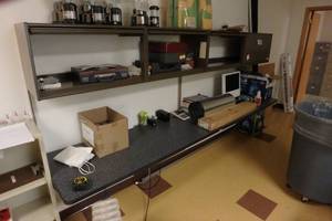 lot 265 image: Wall mount desk and credenza