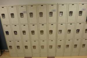 lot 289 image: Nine unit locker system