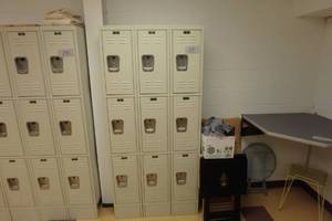 lot 291 image: Nine unit locker system