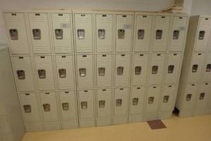 lot 293 image: Nine unit locker system