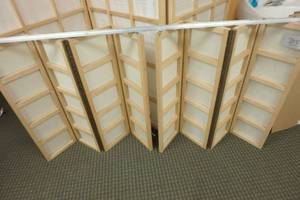lot 315 image: Hanging, folding divider