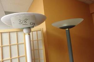 lot 318 image: Pair upcast lights