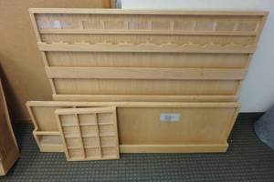 lot 330 image: 3 wall mounted pamphlet racks