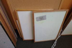lot 341 image: 2 small white boards, One Combo