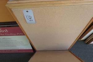 lot 343 image: Three 24x36 cork boards