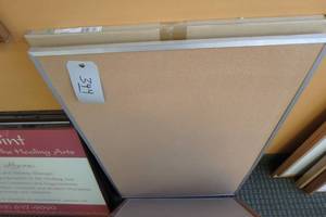 lot 344 image: Three 24x36 cork boards