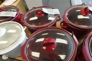lot 349 image: (2) Rival crock pots