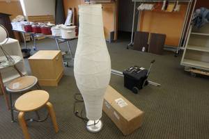 lot 357 image: Pair of paper lamps