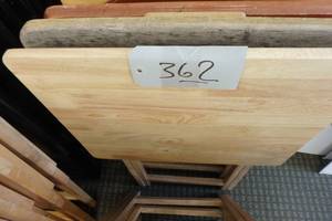 lot 362 image: 7 wooden TV trays