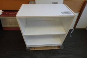 lot 366 image: White bookcase