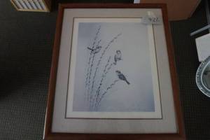 lot 422 image: Sparrow print