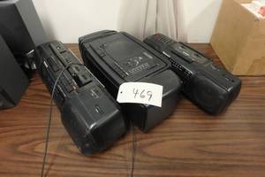 lot 469 image: (3) Boom Boxes