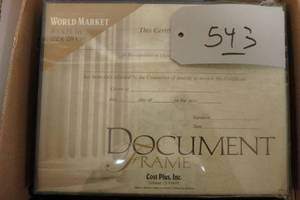 lot 543 image: (10) frames, 8-12X11