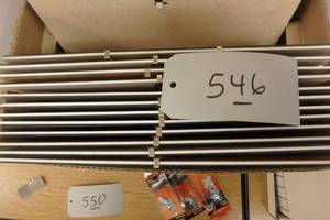 lot 546 image: (12) glass clip frame, 11X14