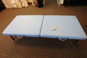 lot 564 image: Massage Table, Oak Works