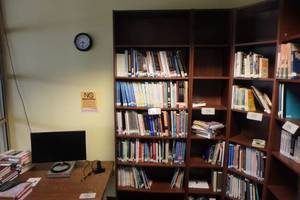 lot 593 image: Darkwood Bookcase