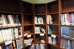 lot 595 image: Darkwood Bookcase