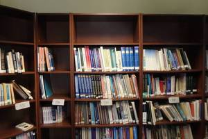 lot 597 image: Darkwood Bookcase