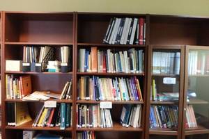lot 603 image: Darkwood Bookcase