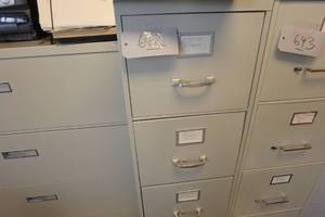 lot 642 image: 4 Drawer File