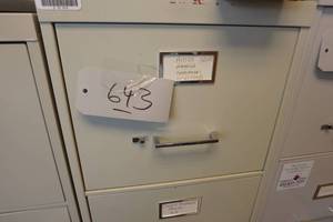 lot 643 image: 4 Drawer File