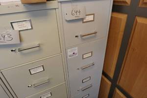 lot 644 image: 4 Drawer File