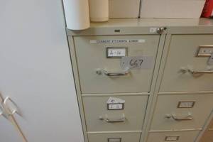 lot 667 image: 4 Drawer File