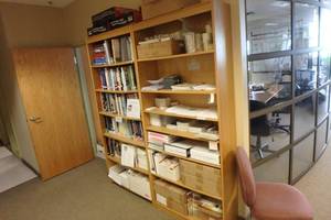 lot 673 image: Blond Book Case
