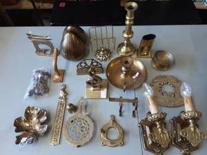 Napkin Holders, Candlestick Holders, Bookends & More. Also Silver Plated Spoons