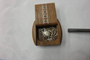 lot 316 image: Sterling Articulated Turtle, with box, Antique Nut Cracker