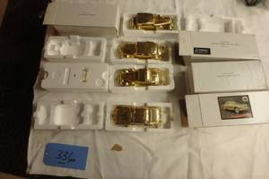 lot 336 image: 4 Gold 132 Scale Models