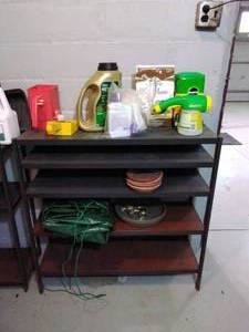 2 Shelves with Contents