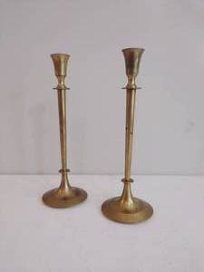 Pair of Brass Candlesticks