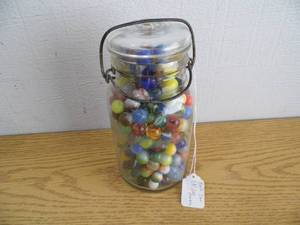 Ball Jar of Marbles