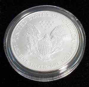 1994 AMERICAN SILVER EAGLE 1 TROY OZ. .999 FINE SILVER IN AIRTITE