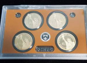 2014 PROOF US PRESIDENTIAL DOLLAR SET