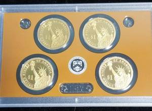 2012 PROOF US PRESIDENTIAL DOLLAR SET