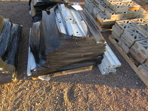 lot 6 image: (8) 4 Sections of 7Free Standing Wall Shelving