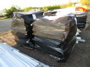 lot 10 image: Double Sided, Lighted Retail Racking