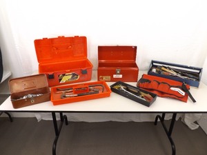 lot 35 image: Large Lot of Misc Hand Tools and Tool Boxes