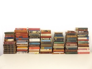 lot 40 image: HUGE Lot of Antique and Vintage First Edition etc. Books