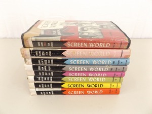 lot 44 image: Lot of 8 Vintage Screen World Books