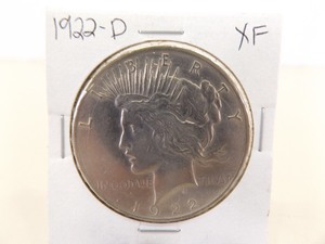 lot 67 image: 1922-D Peace Silver Dollar