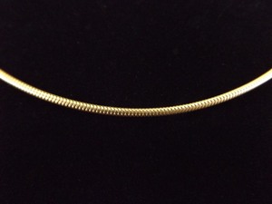 lot 51 image: 18K Yellow Gold Rope Necklace