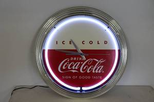 Lighted Coke Clock