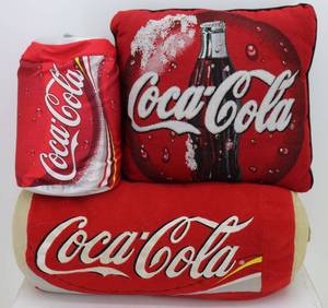 (3) Coke Pillows