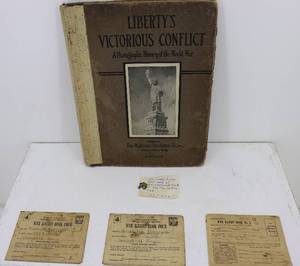 War Ration Books, World War Book & War Trophy
