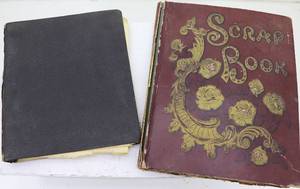 Vintage Scrapbook of Doilies & Old Anatomy Book